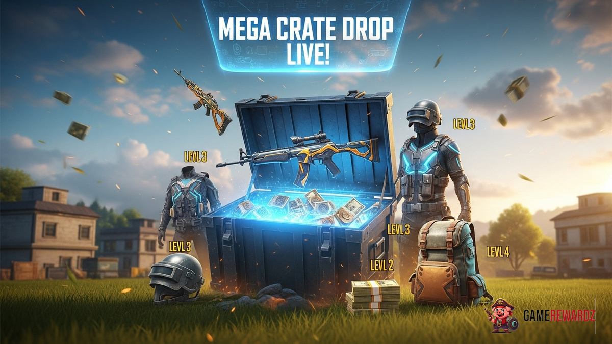 BGMI's Mega Crate Drop is LIVE! See What's Inside Before Everyone Else!